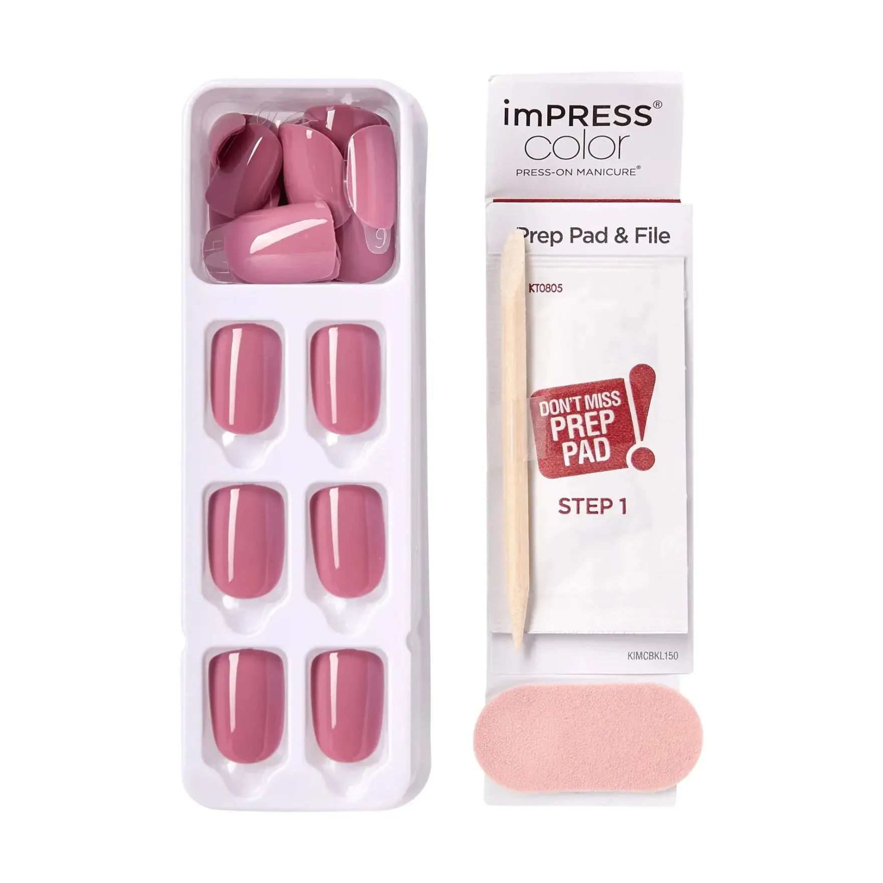 Impress Color Press-On Nails Petal Pink