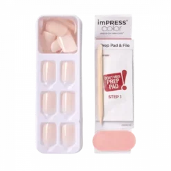 Impress Color Press-On Nails Point Pink
