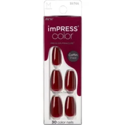 Impress Color Press-On Nails Coffin Winery in NYC