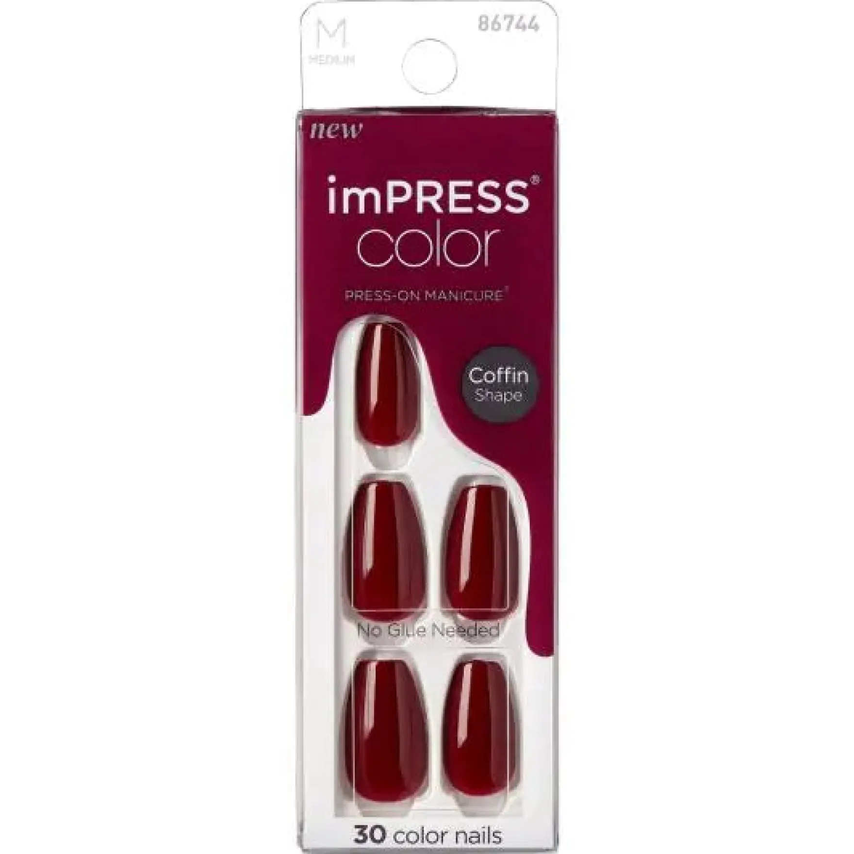 Impress Color Press-On Nails Coffin Winery in NYC