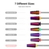 5-in-1 Cross Cut Tungsten Carbide Nail Drill Bits Medium