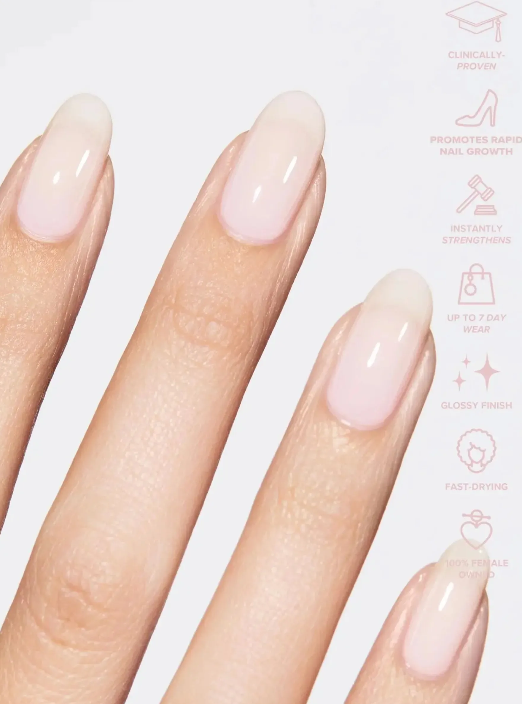 5-in-1 Rapid Growth Nail Treatment Soft Girl Pink