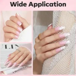 8-in-1 Builder Nail Gel Nude Pink Glitter