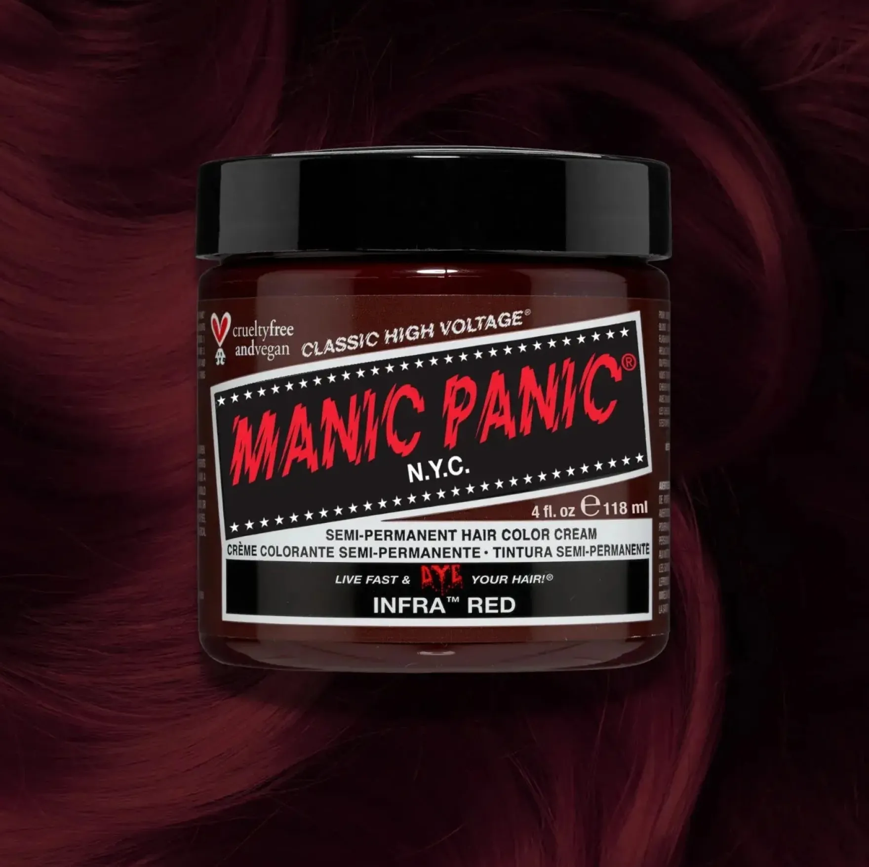 Infra Red Hair Color