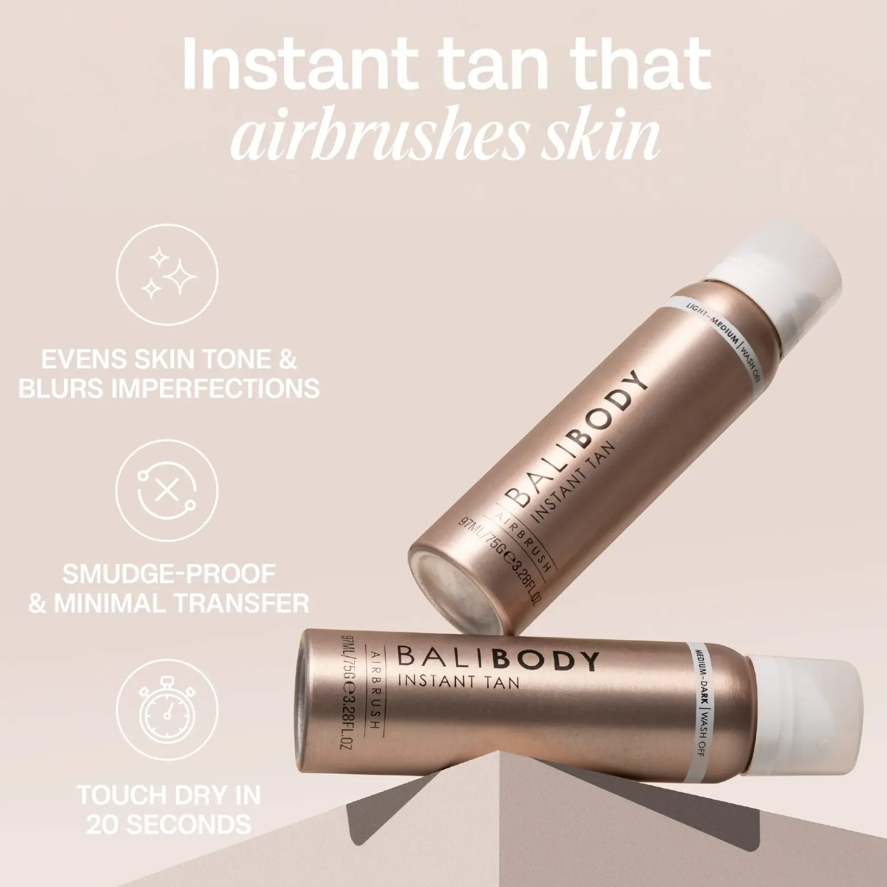Instant Tan Medium to Dark