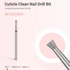 Inverted Tapered Cuticle Clean Nail Drill Bit 6,7mm