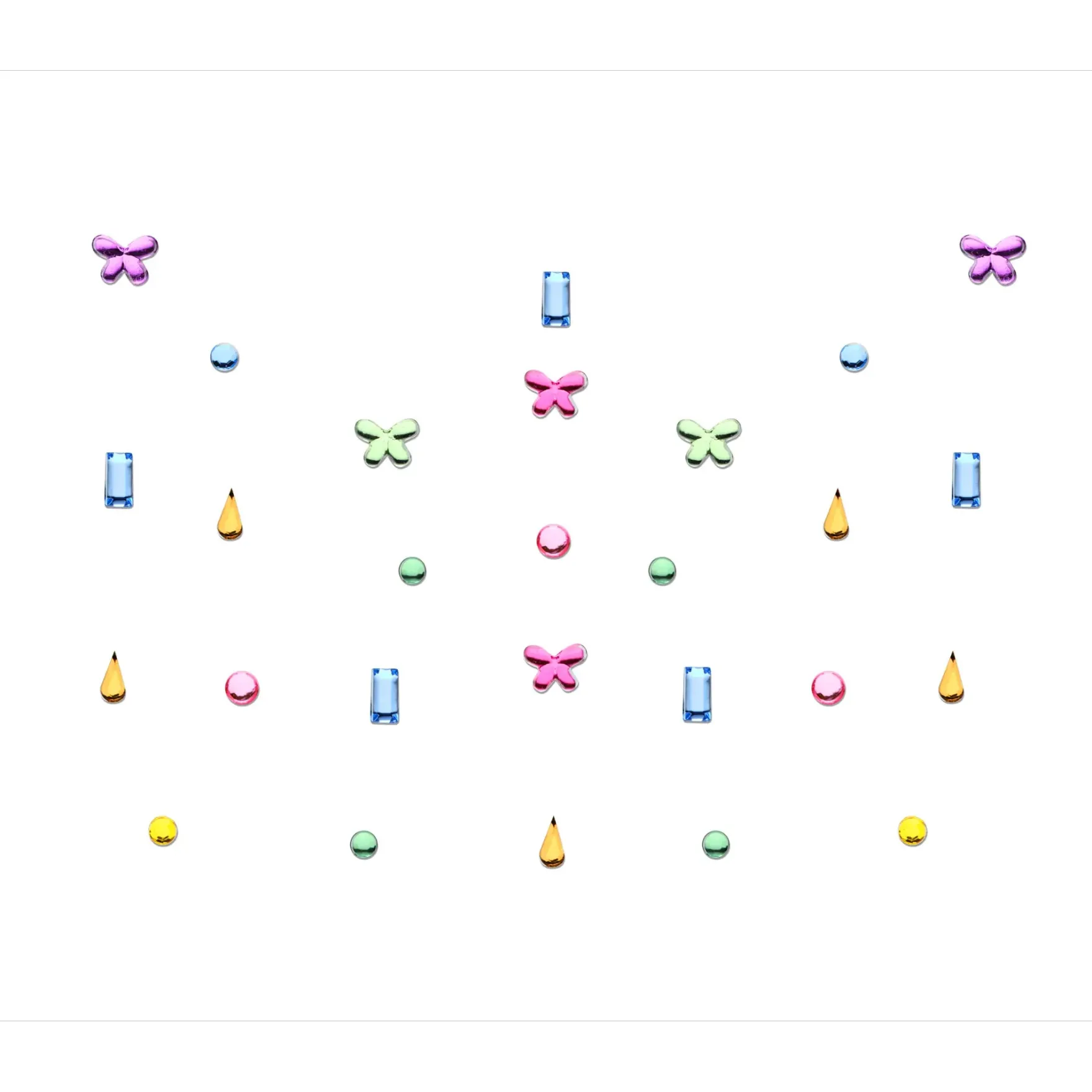 It's A Rainbow Bling Nail Sticker