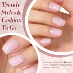 Jelly Nude Snow Glitter Gel JN91