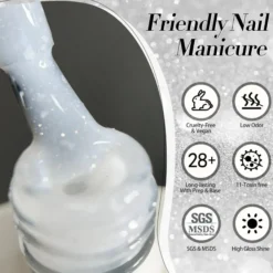 Jelly Nude Snow Glitter Gel JN90
