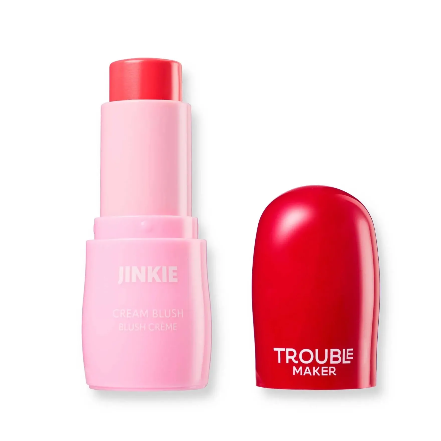 Jinkie Stick Cream Blush Cheer Up Hot Pink