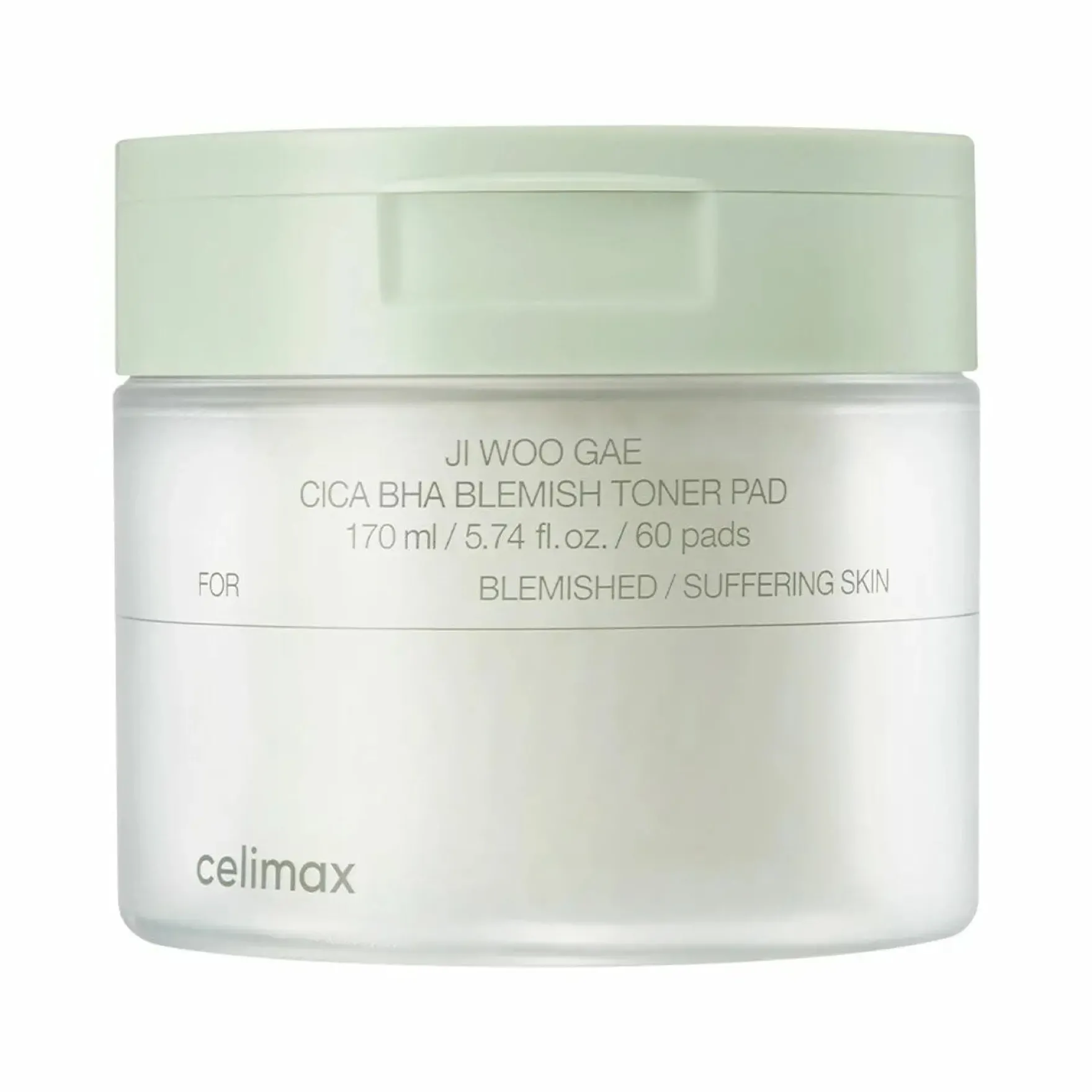 Ji Woo Gae Cica BHA Blemish Toner Pad