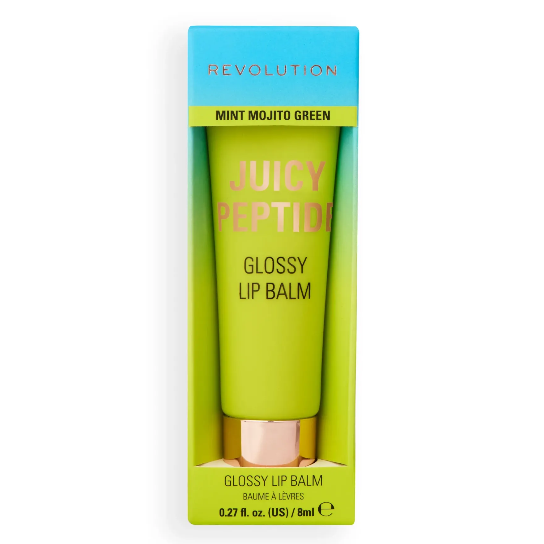 Juicy Peptide Lip Balm Mint Mojito Green