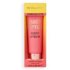 Juicy Peptide Lip Balm Shimmer Mai Tai Pink