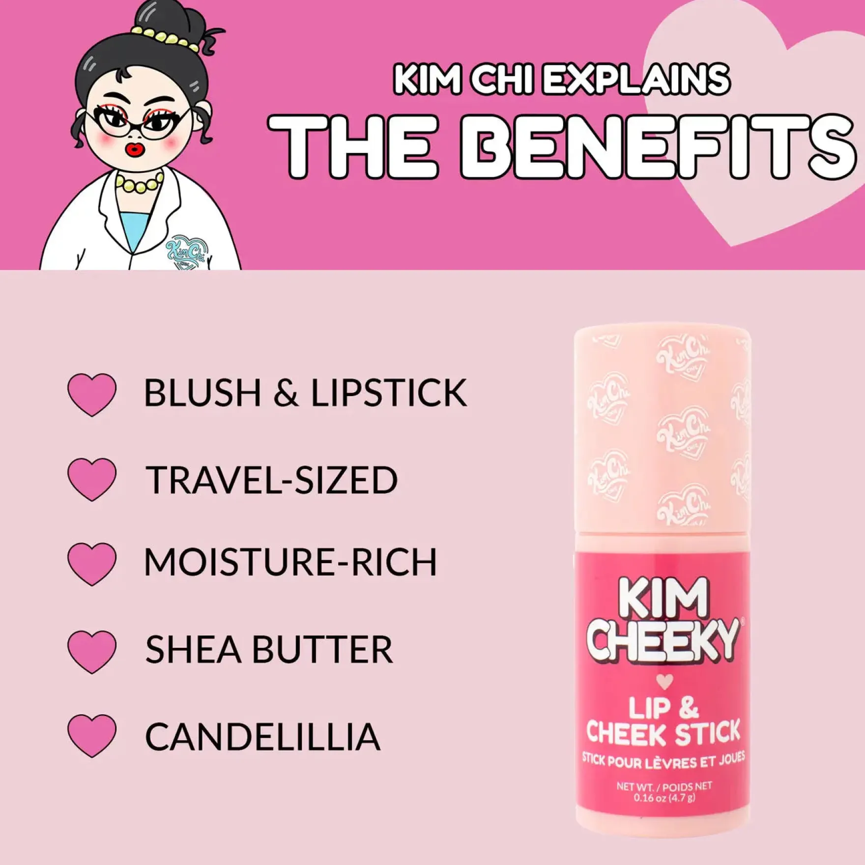 Kim Cheeky Lip & Cheek Stick Bloomed