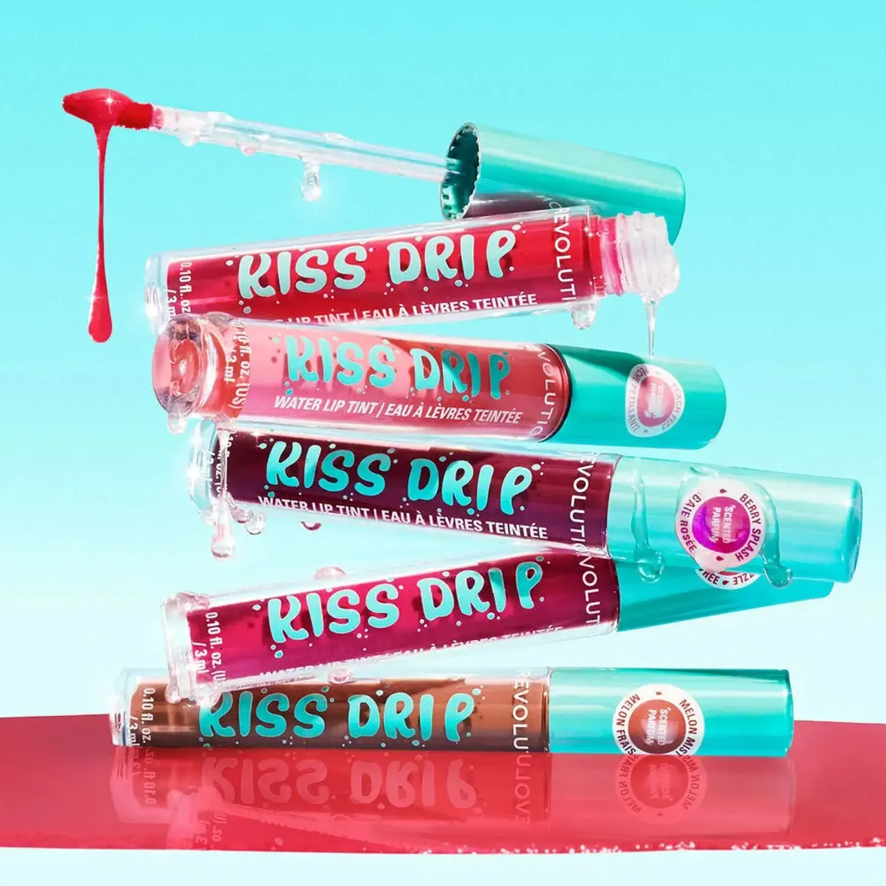 Kiss Drip Water Lip Tint Berry Splash