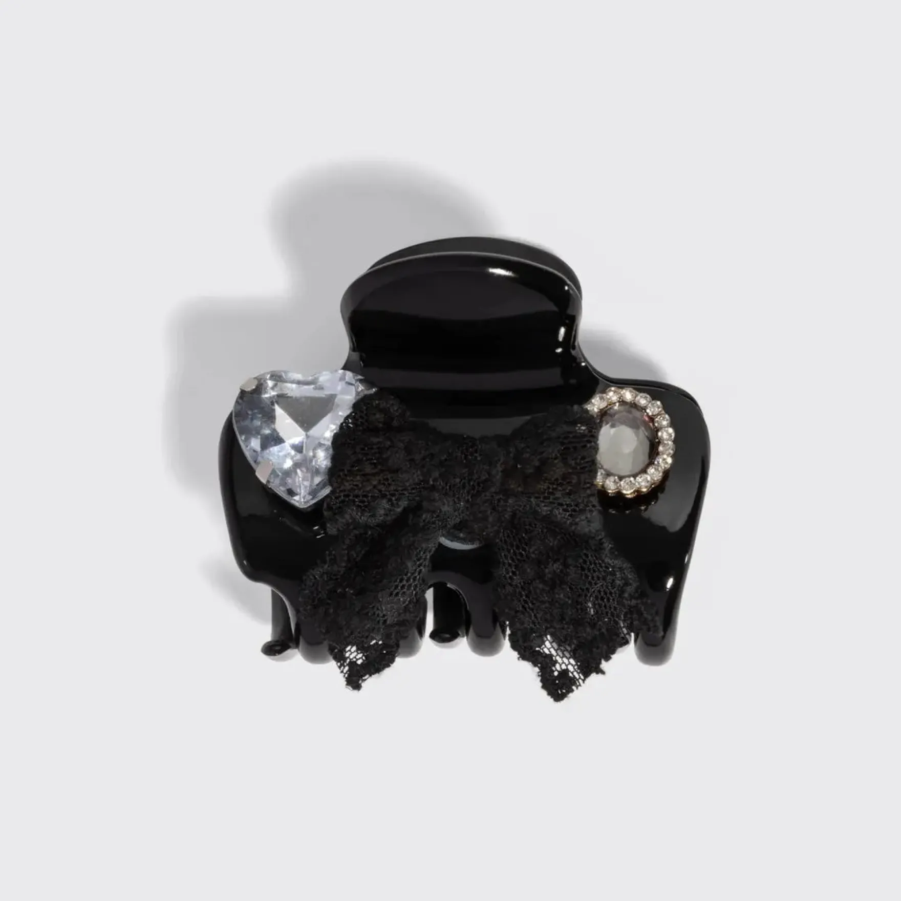 KitschPop Charms & Cloud Clip Set Vintage Black