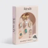 Kitschpop Charms 6pc Set Vintage Emerald