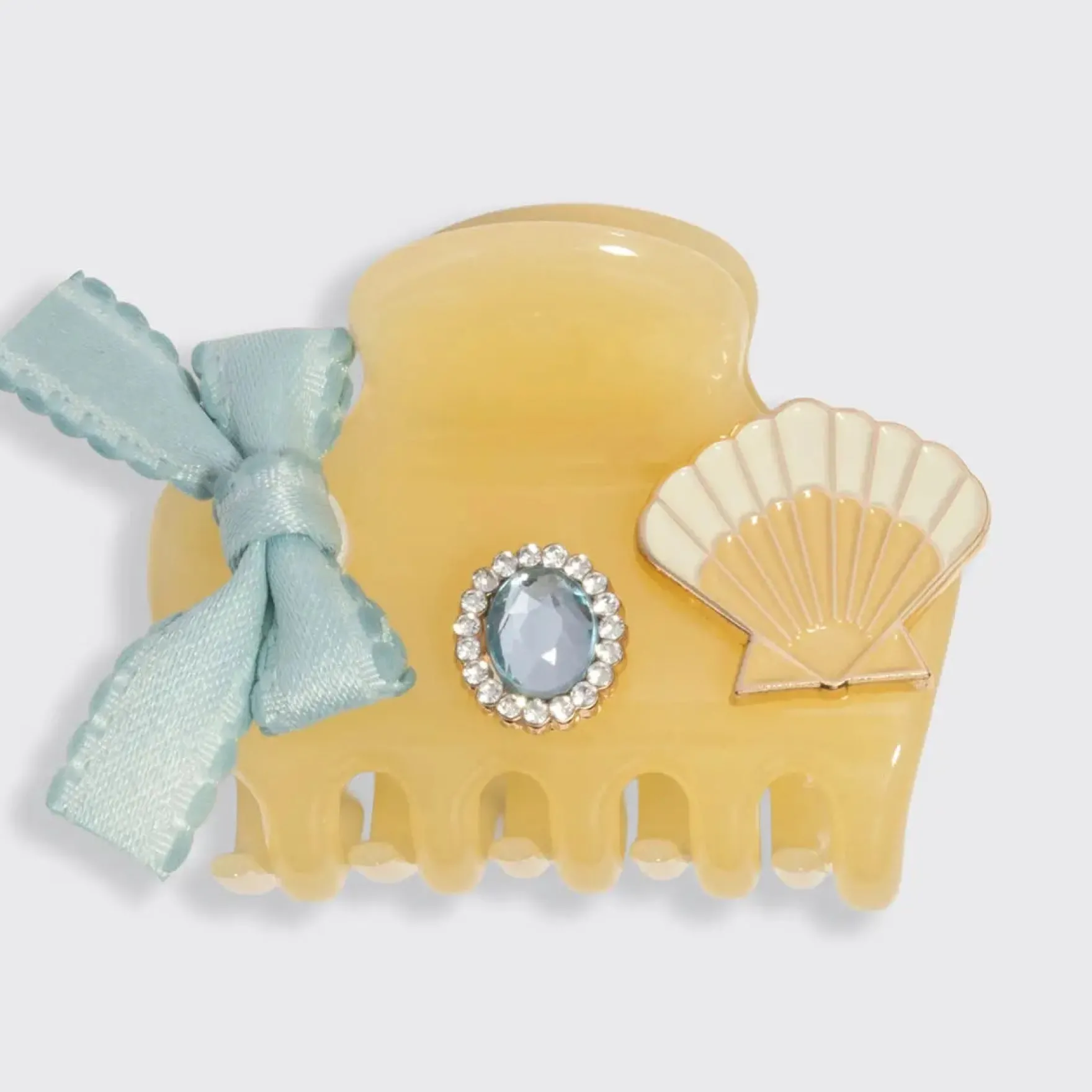 Kitschpop Cloud Clip 7pc Set Coastal Cottage Butter Yellow