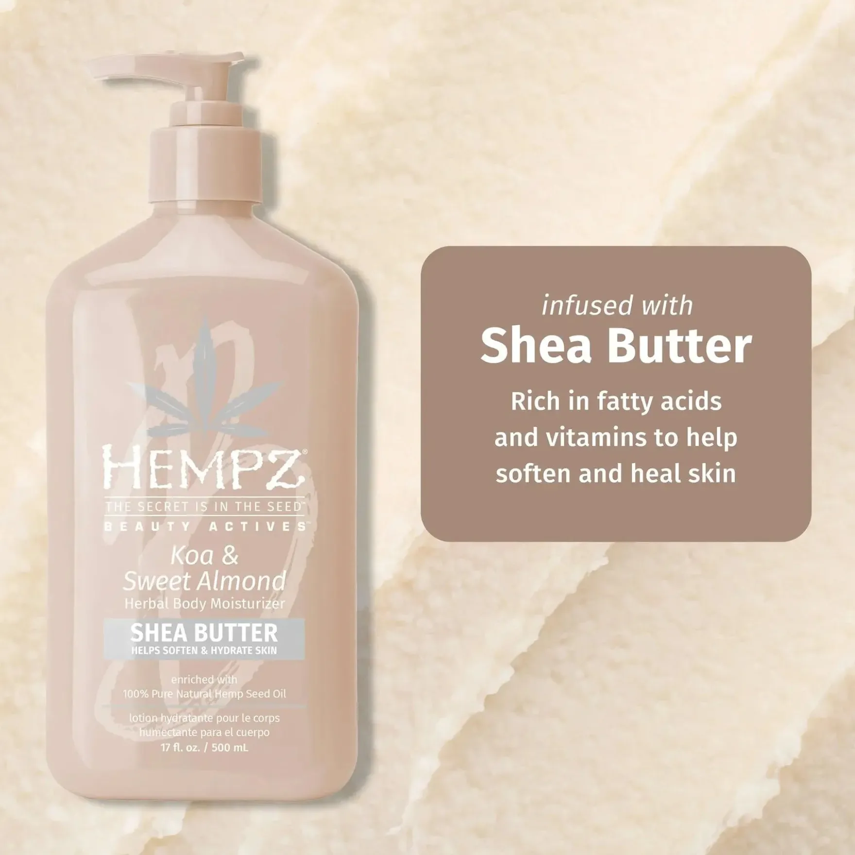 Koa & Sweet Almond Herbal Body Moisturizer