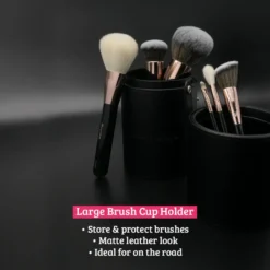 Large Brush Cup Holder Black