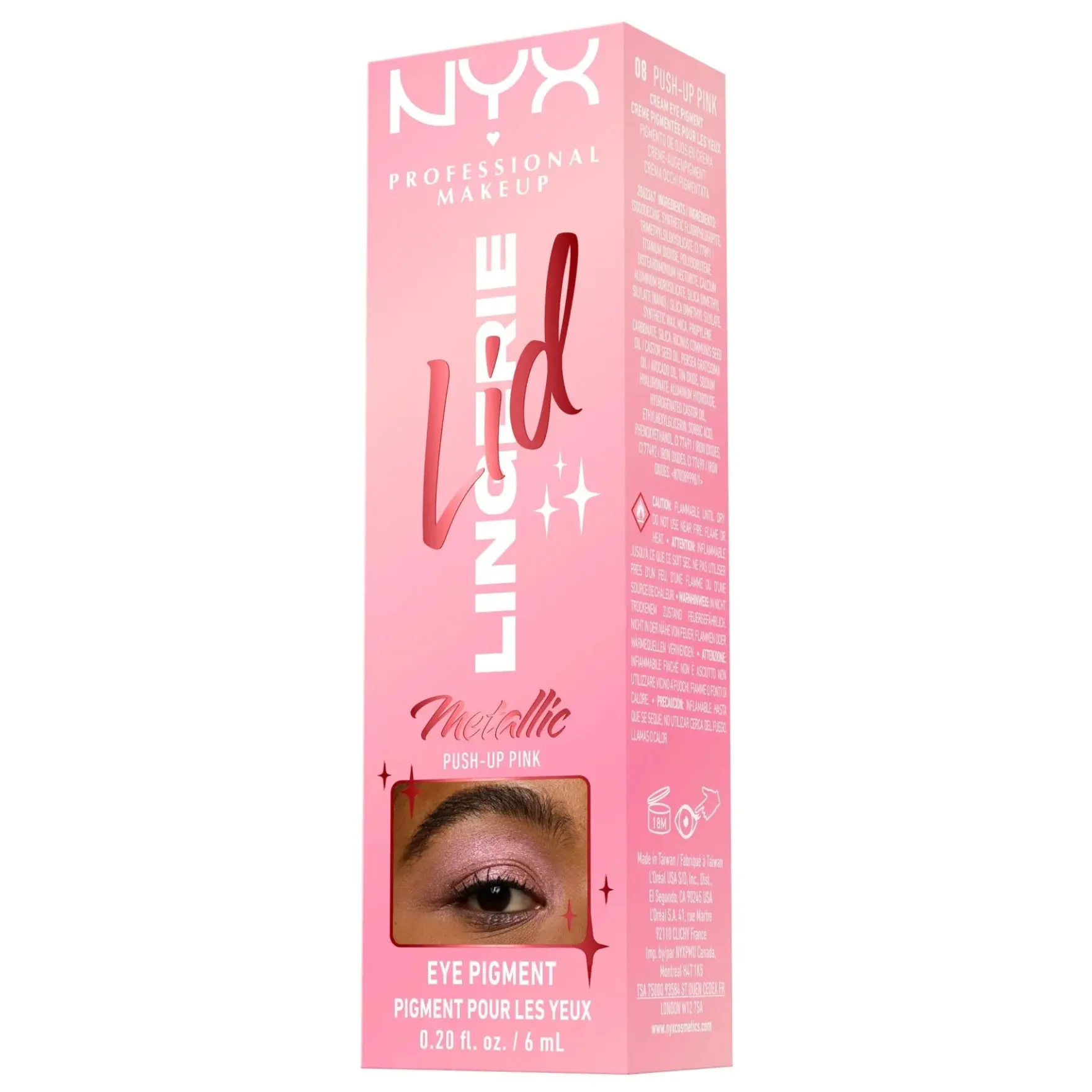 Lid Lingerie Cream Eye Pigment 08 Push Up Pink
