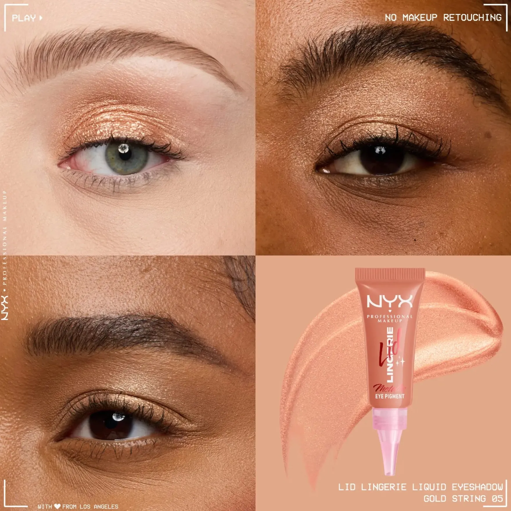 Lid Lingerie Cream Eye Pigment 05 Gold String