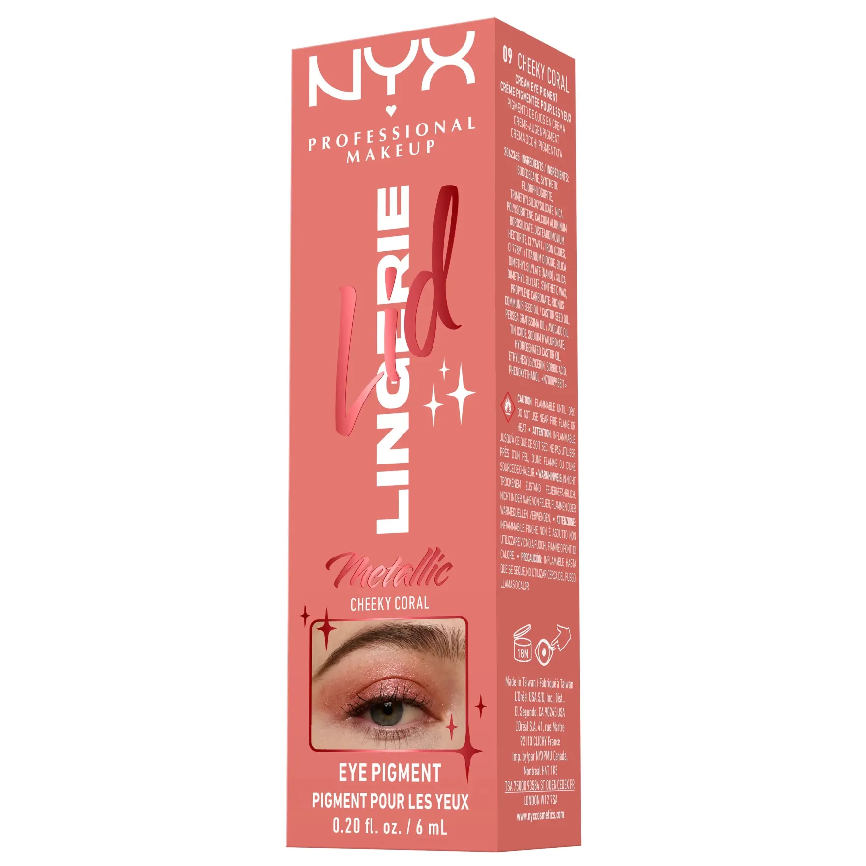Lid Lingerie Cream Eye Pigment 09 Cheeky Coral