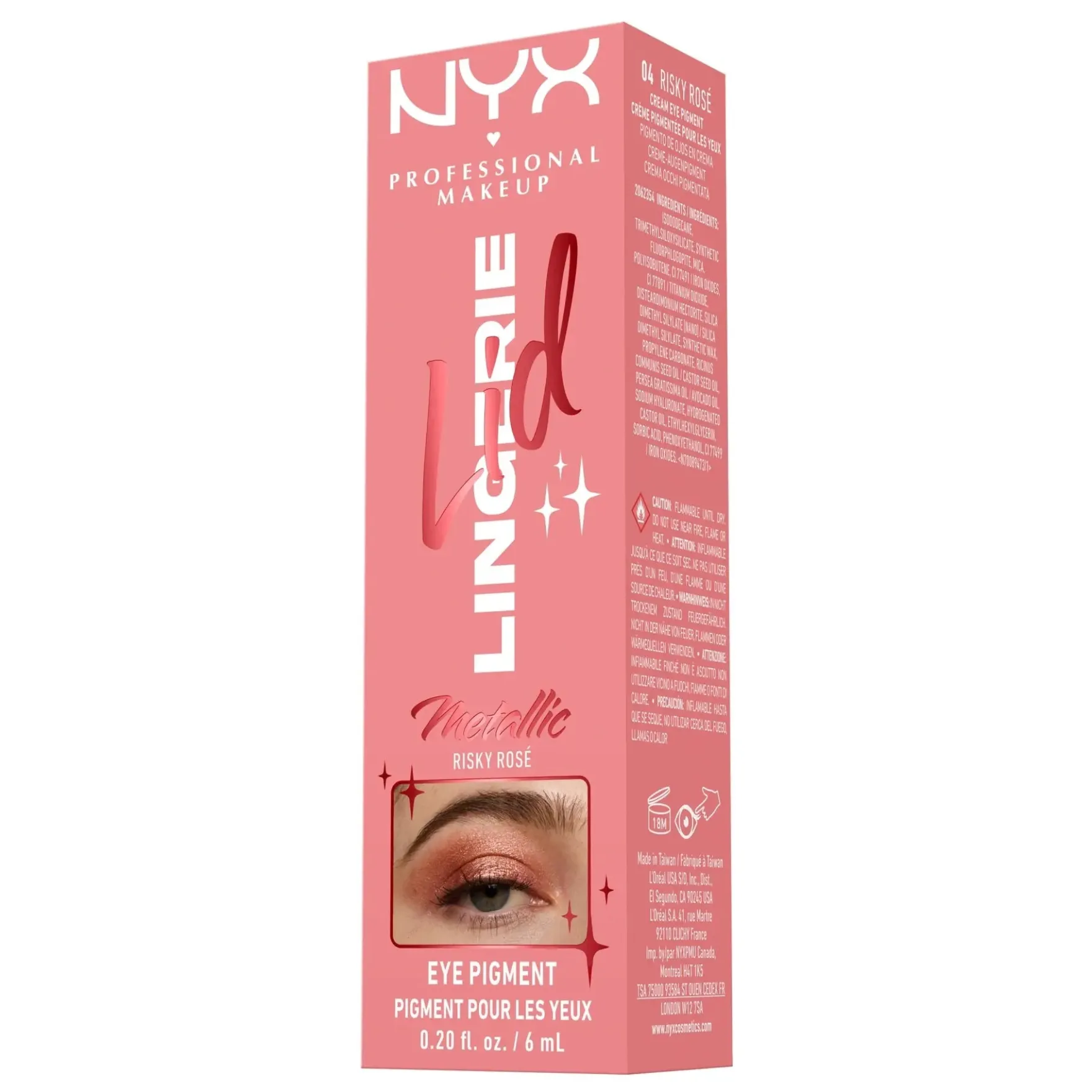 Lid Lingerie Cream Eye Pigment 04 Risky Rose