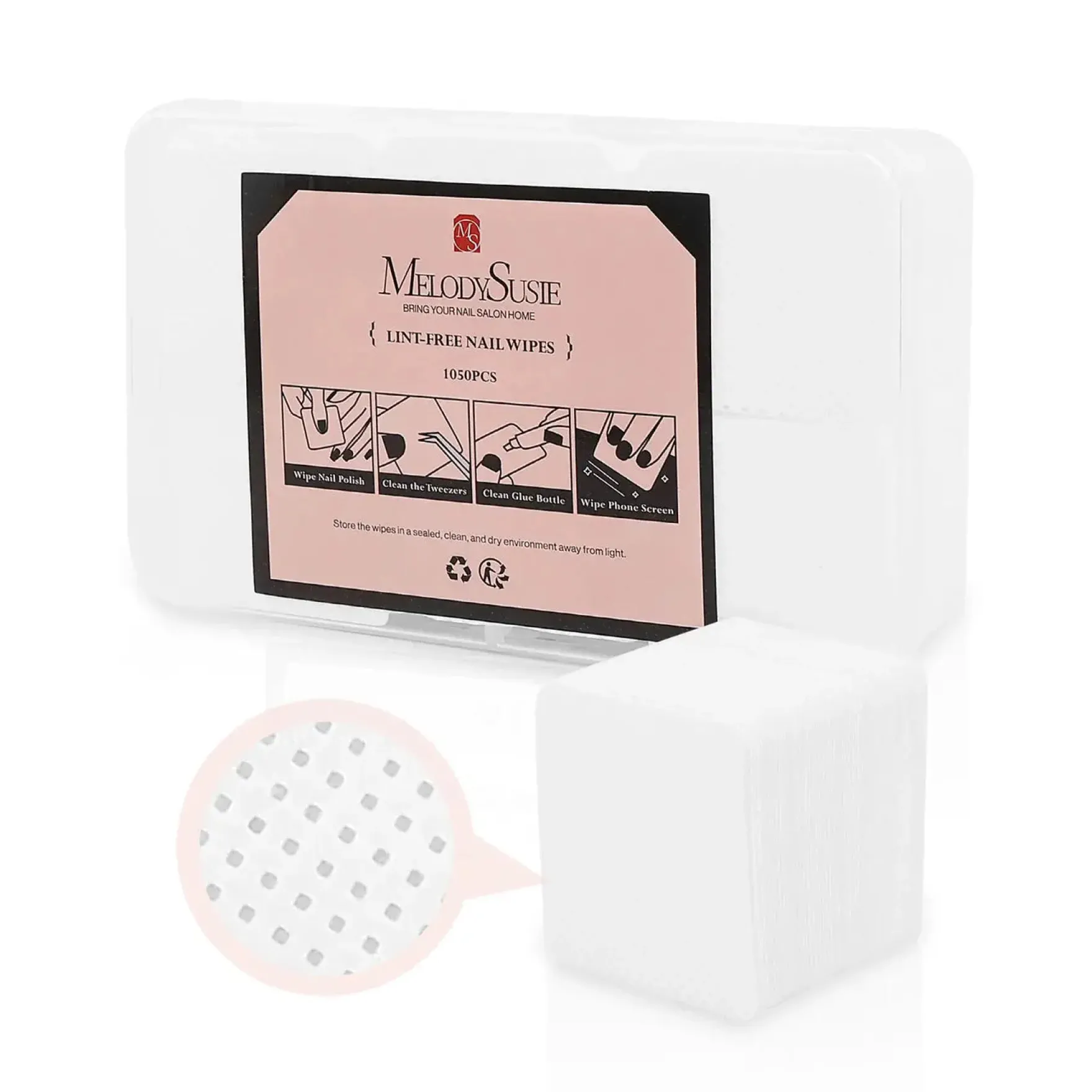 Lint Free Nail Wipes 1050Pcs