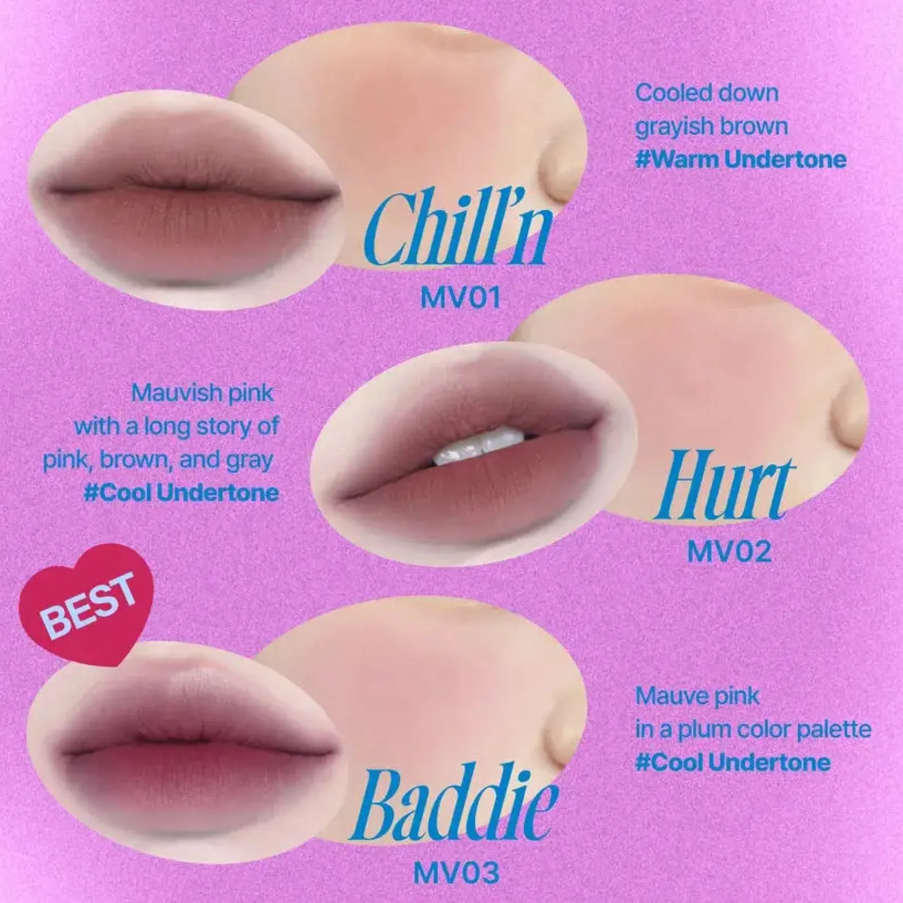 Lip & Cheek Blurry Pudding Pot MV03 Baddie