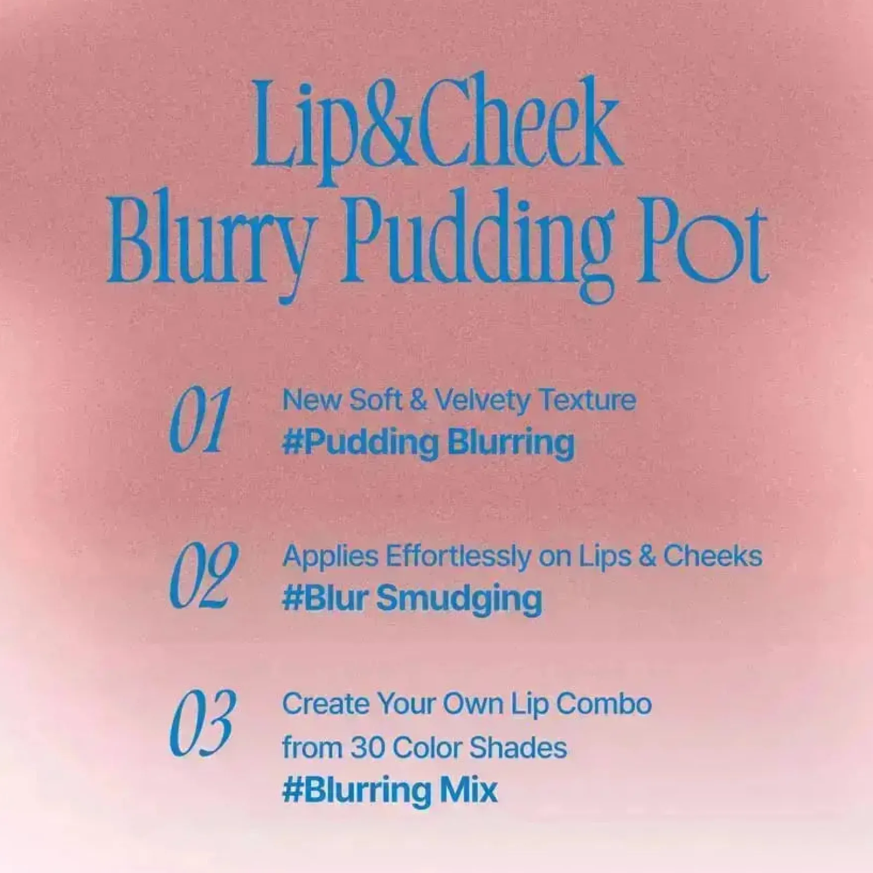 Lip & Cheek Blurry Pudding Pot RS04 Memories