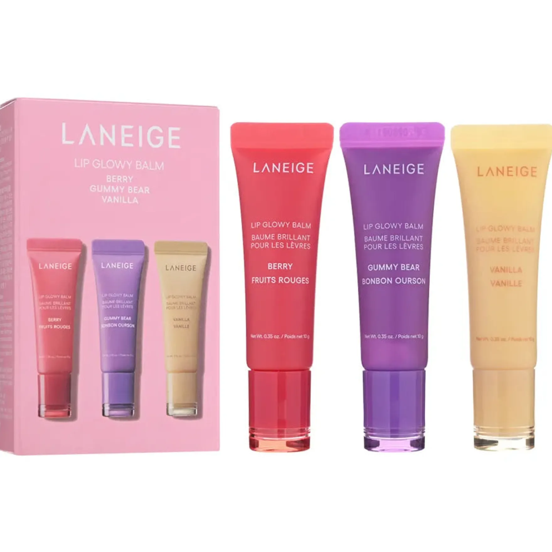 Lip Glowy Balm Trio Set