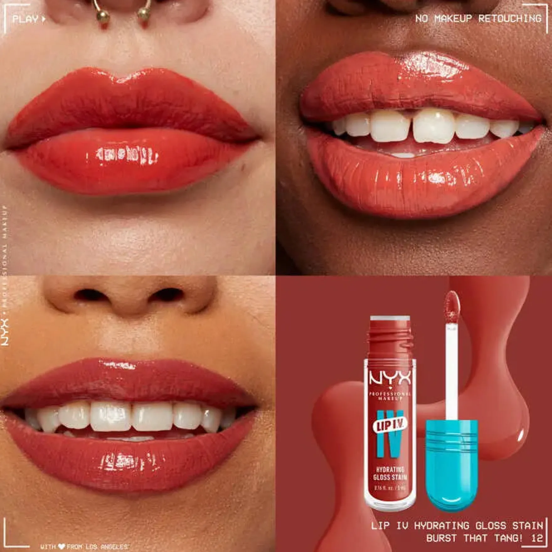 Lip IV Hydrating Lip Gloss Burst That Tang