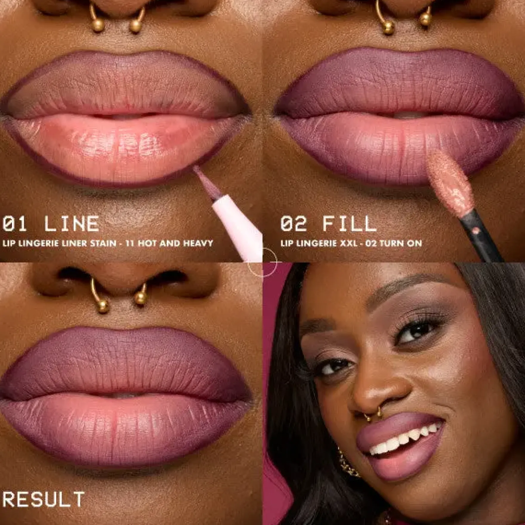 Lip Lingerie Lip Liner Stain Hot & Heavy