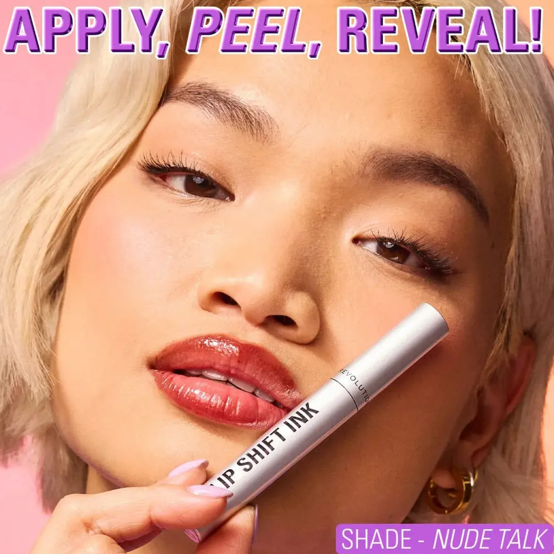Lip Shift Ink Peel Off Lipliner Stain Nude Talk