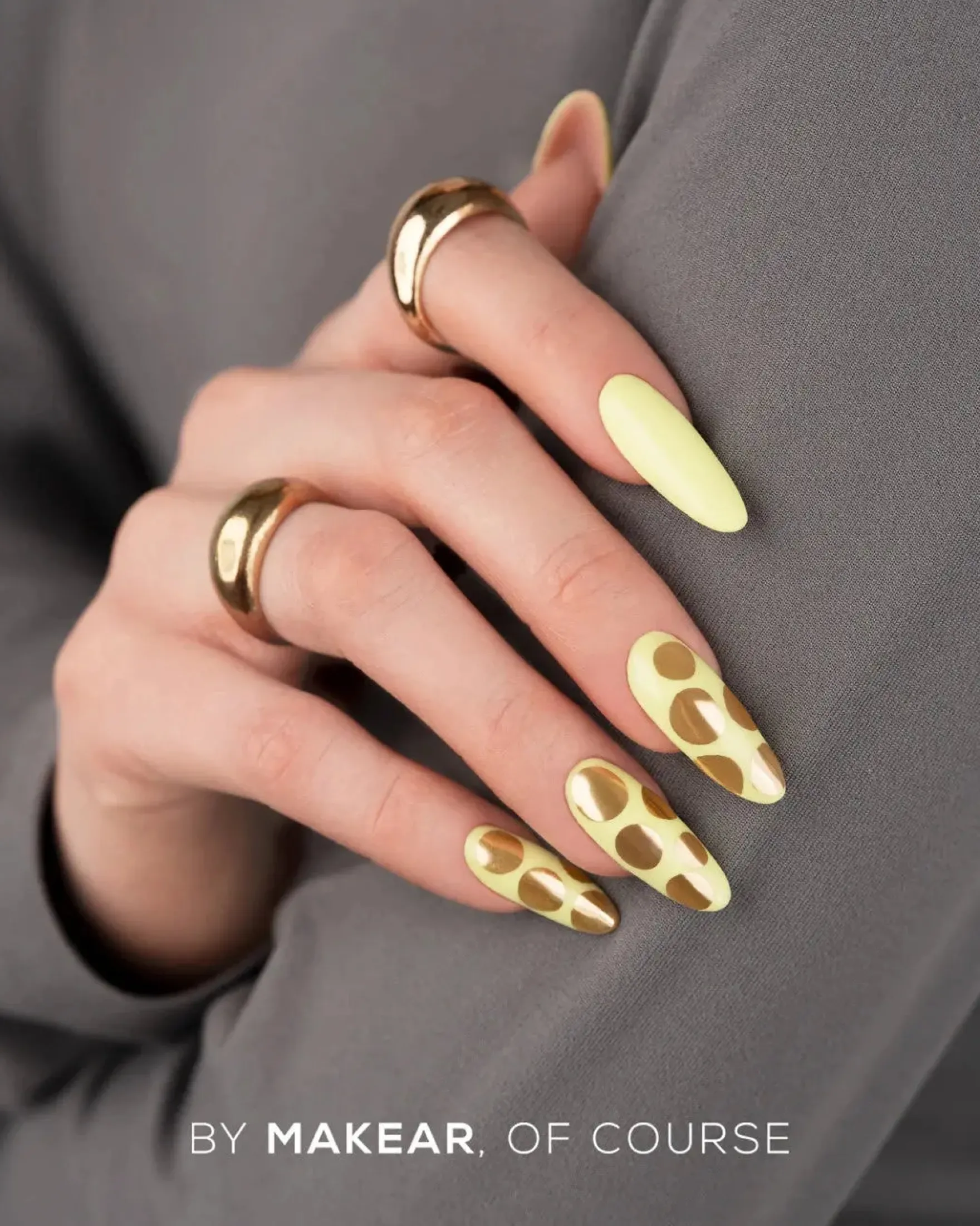 Liquid Effect Nail Dust Chrome SFX Gold