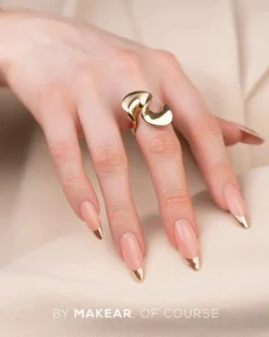 Liquid Effect Nail Dust Chrome SFX Platinum