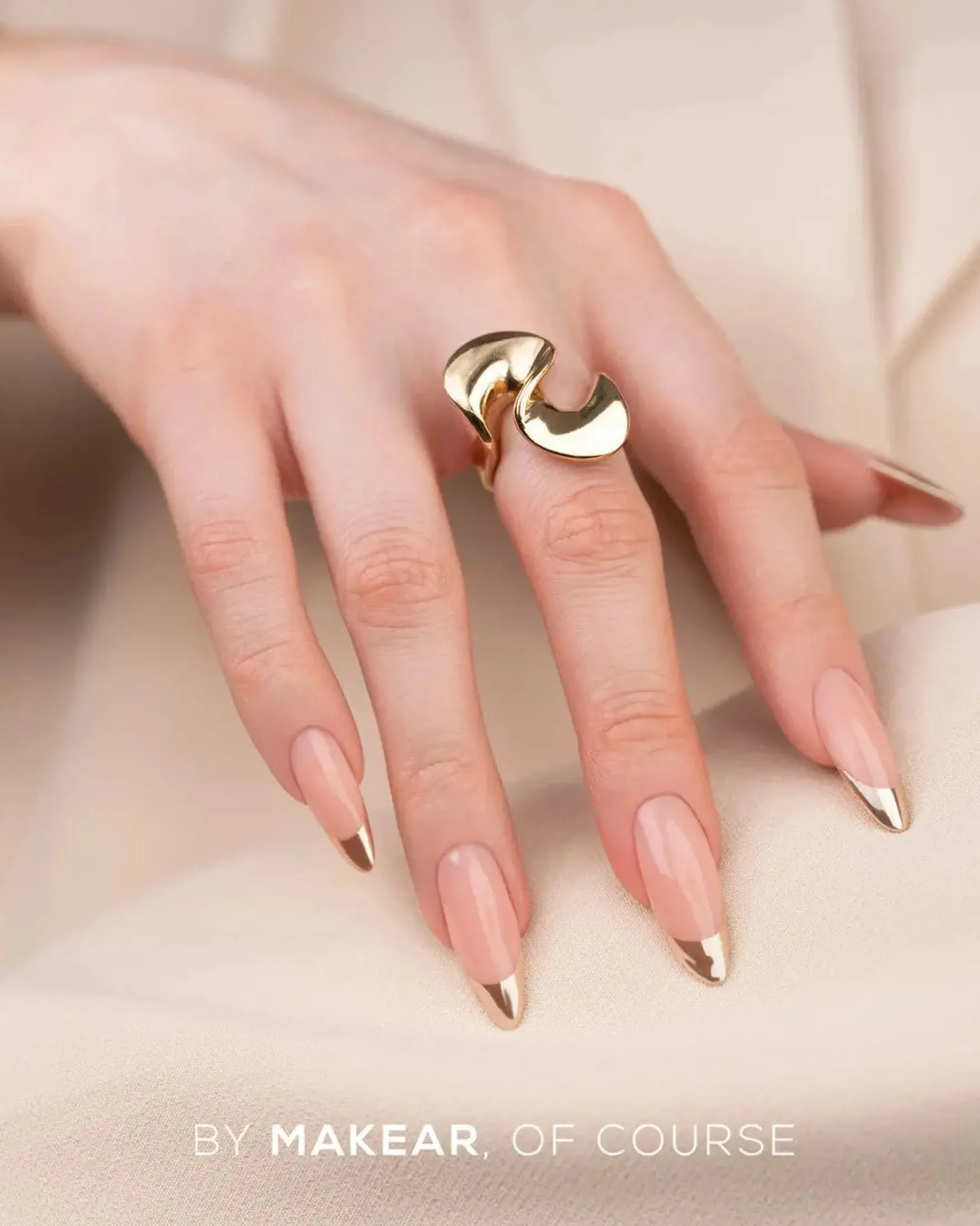 Liquid Effect Nail Dust Chrome SFX Platinum