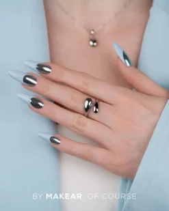 Liquid Effect Nail Dust Chrome SFX Blue
