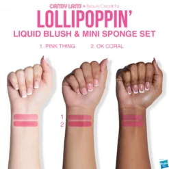 Liquid Blush & Mini Sponge Set Lollipoppin