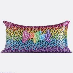 Lisa Frank Satin Pillowcase Rainbow Leopard King