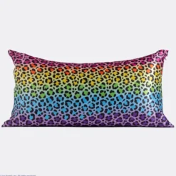 Lisa Frank Satin Pillowcase Rainbow Leopard King