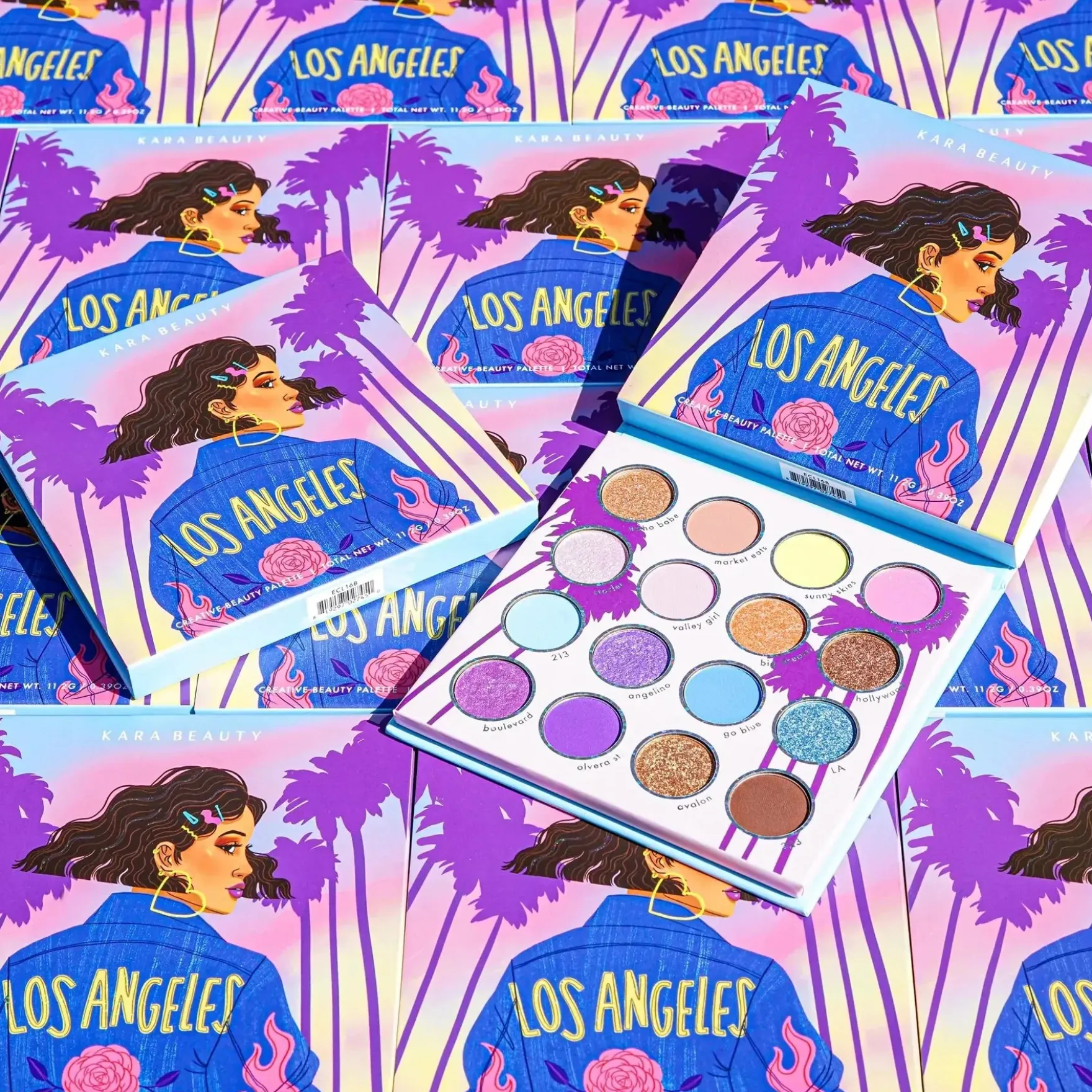 Los Angeles 16 Shades Palette