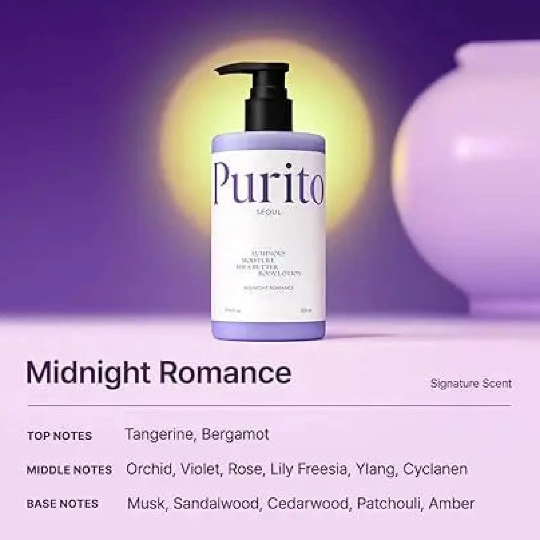 Luminous Moisture Shea Butter Body Lotion Midnight Romance