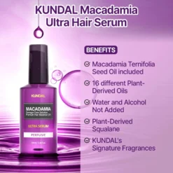 Macadamia Hair Serum Amber Vanilla
