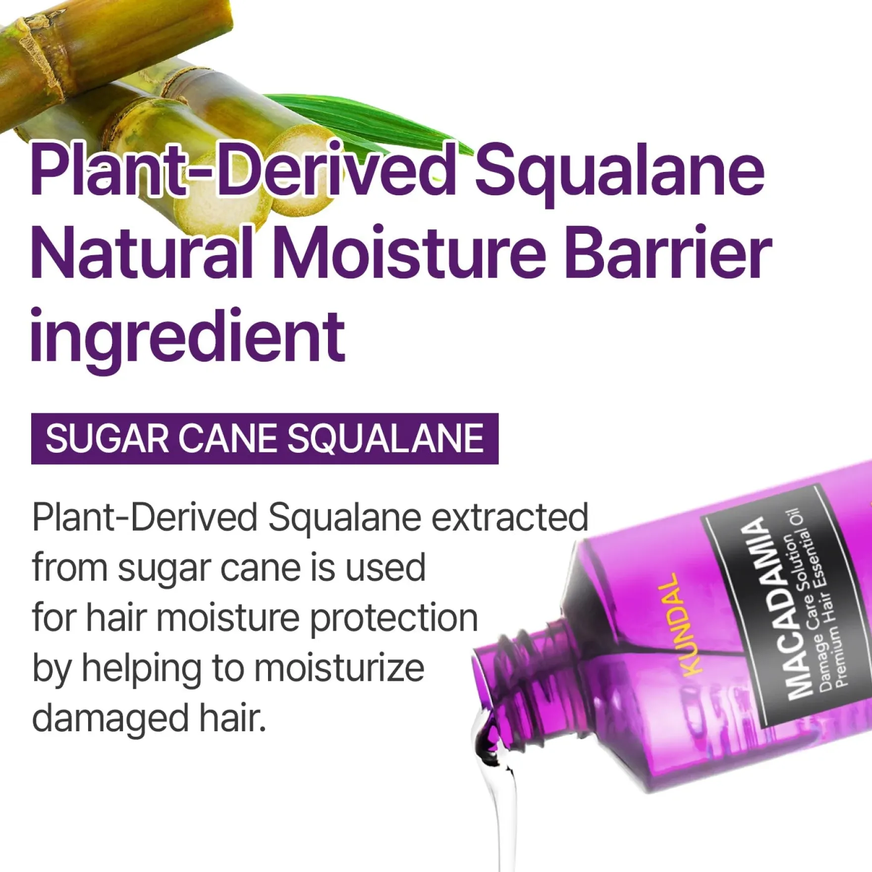 Macadamia Hair Serum Amber Vanilla