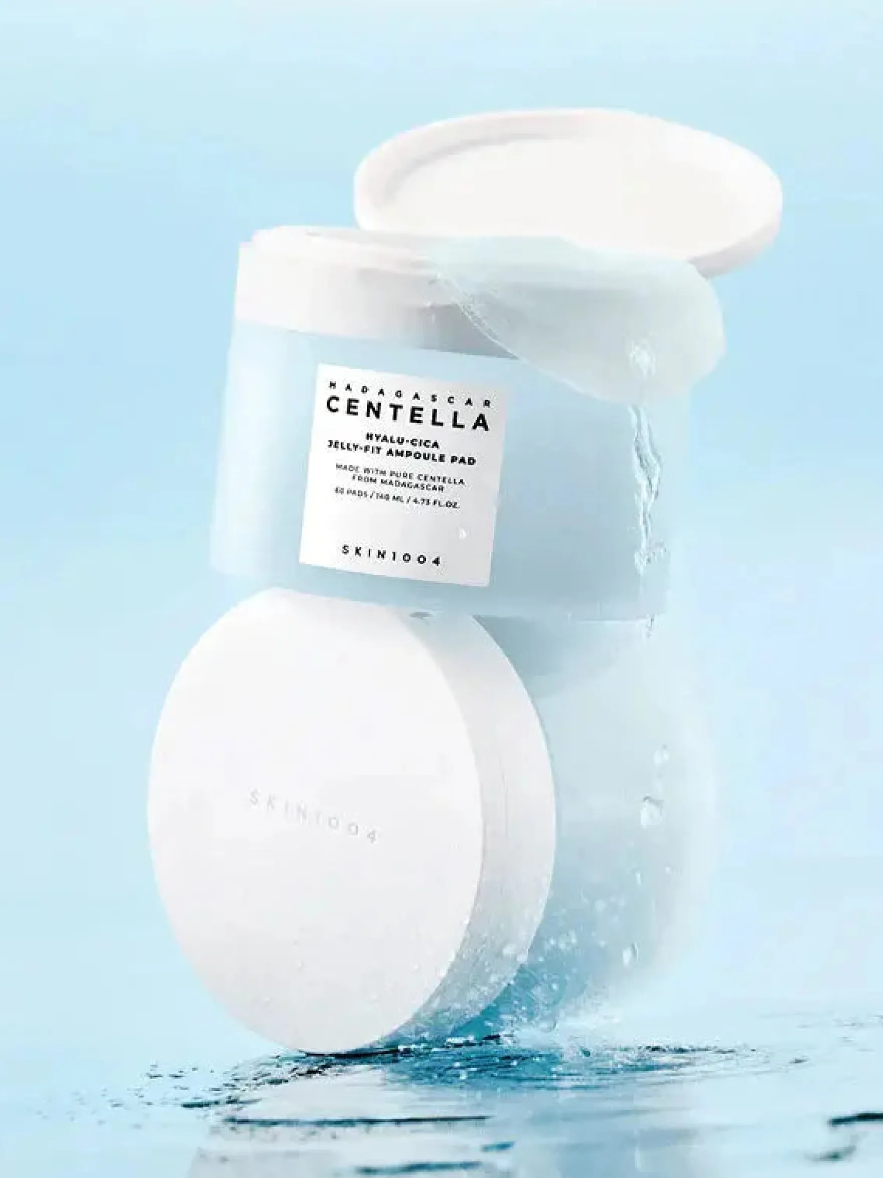 Madagascar Centella Hyalu-Cica Jelly-Fit Ampoule Pad