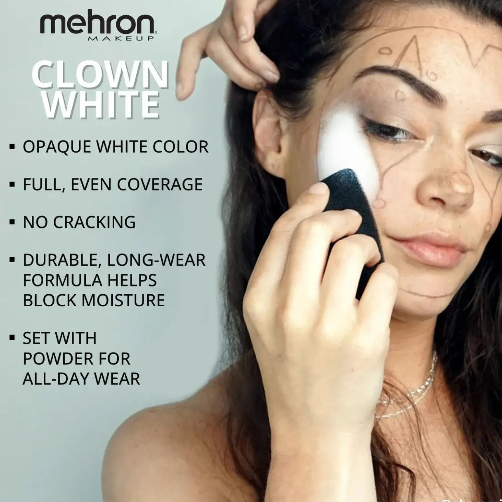 Makeup Clown White 65 gr.