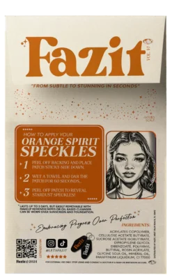 Makeup Patches Orange Spirit Speckles