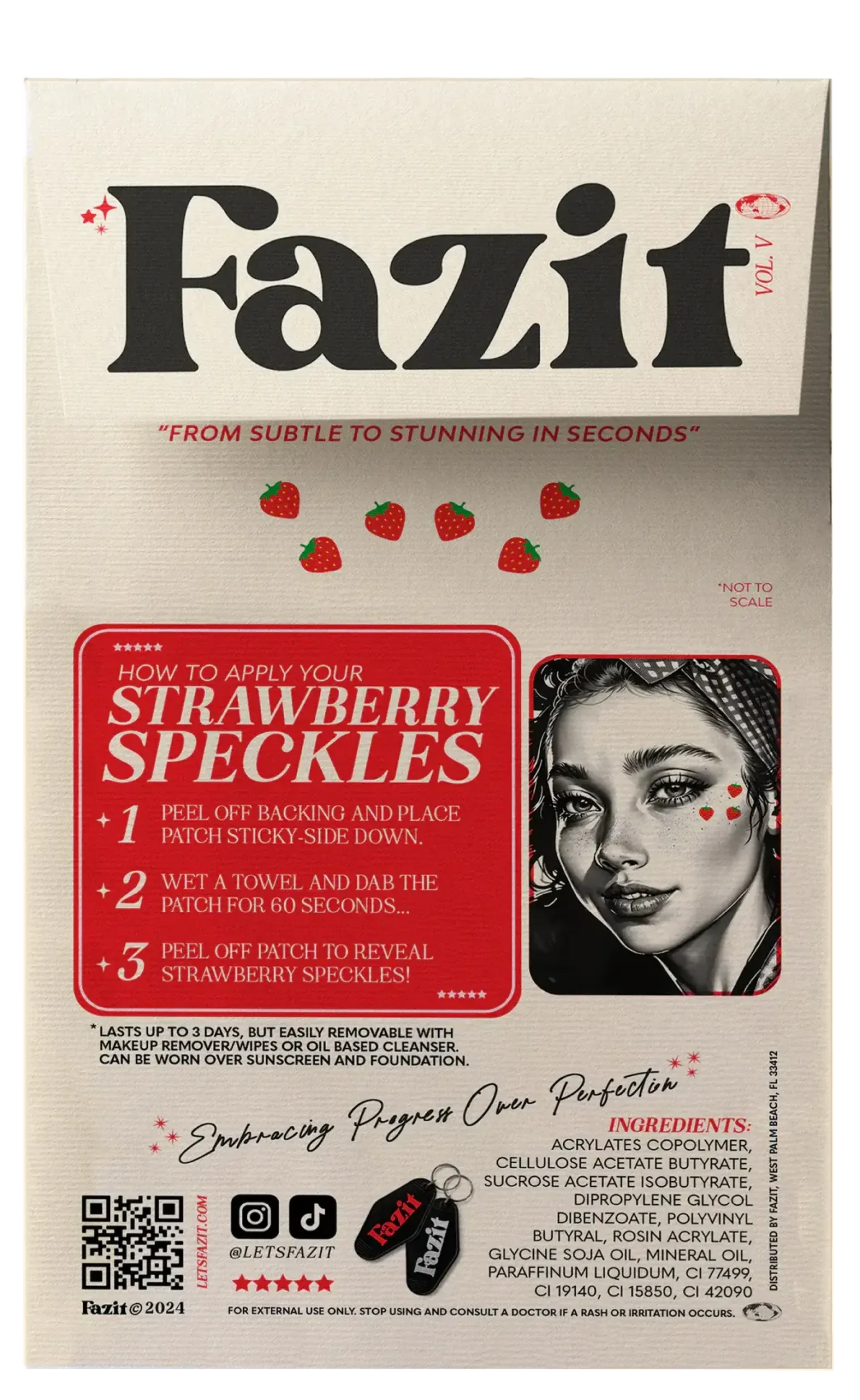 Make Up Patches Strawberry Speckles